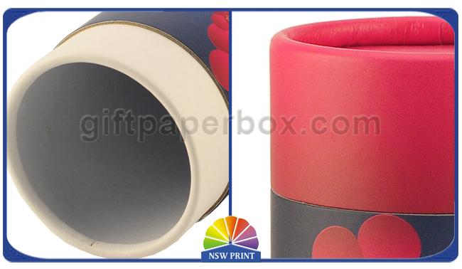 Retail Packaging Round Paper Cylinder Containers For Candle / Soap / Bath Bomb 0