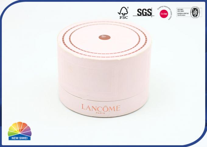 Pink Custom 4C Printed Gift Paper Packaging Tube Pretty Gift Pantone Color Design 0