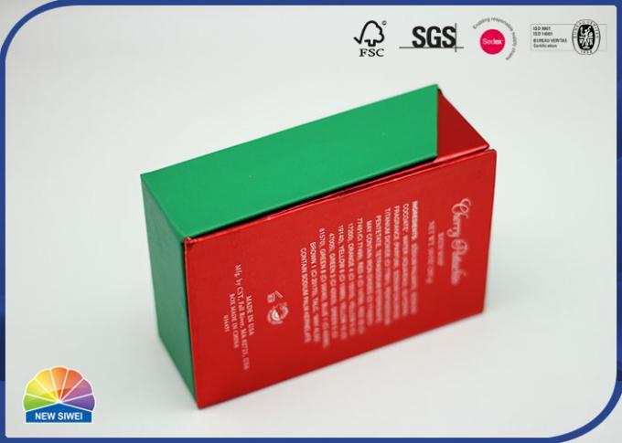 Santa Bull Luxury 4C Printed Paper Gift Box Matte Lamination Embossing 0