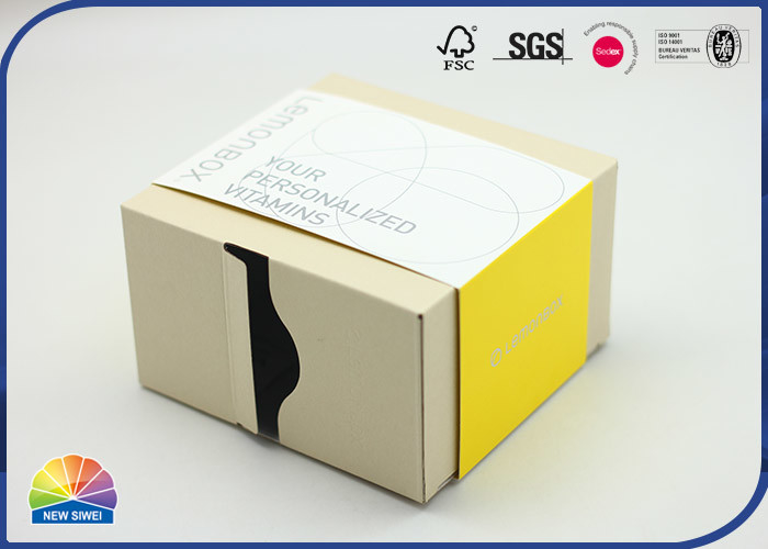 Slotted Corrugated Packaging Box Custom Printed Boxes With Gloss Spot UV Logo