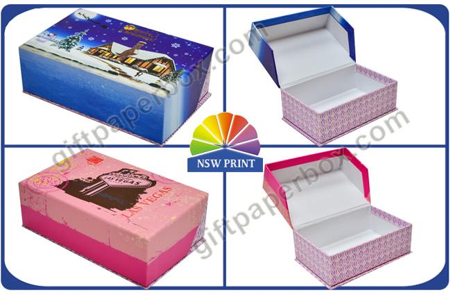 Rigid Cardboard Clamshell Soap Gift Paper Box Printing for Christmas Promotion 0