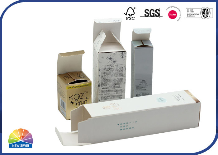 Custom Print Folding Carton Box Auto Locked Bottom OEM ODM