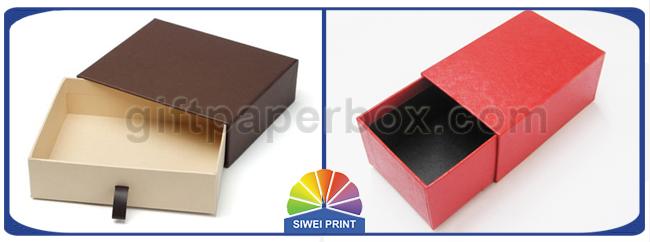 Various Size Custom Shape Drawer Cardboard Box For Belt Sunglasses Packaging 0