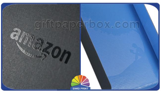 Logo Spot UV Printing Corrugated Paper Boxes / Custom Corrugated Cardboard Box 0