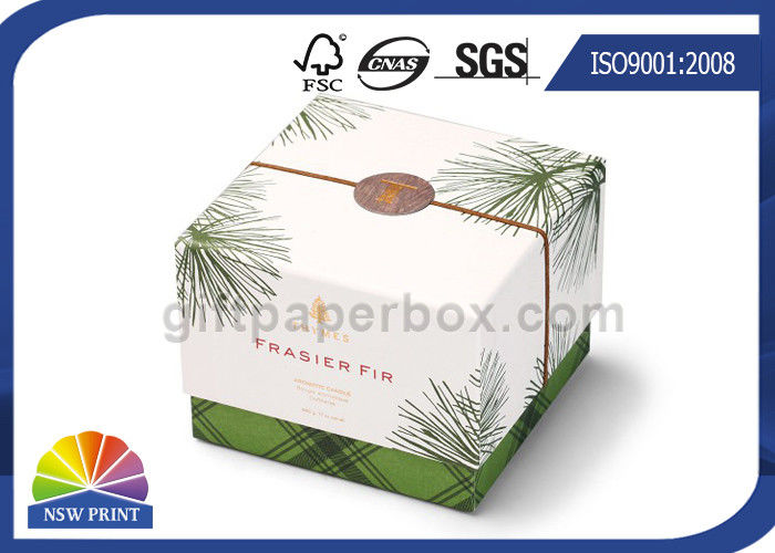 Delicate Printing Design Lid / Base Paper Cardboard Gift Box Rigid Spot UV Surface