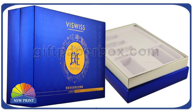 Luxury Cosmetic Skincare Gift Set Box Packaging / Presentation Box with Elegant Printing 1