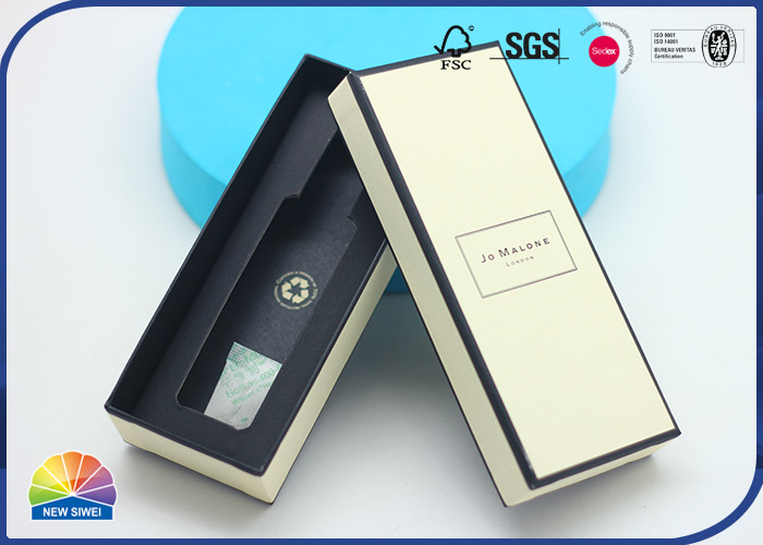 Two Pieces Paper Gift Box Perfume Package Matte UV Black Print