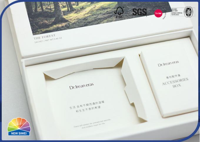 White Kraft Paper Sleeve Drawer Paper Box Customized UV Print Eco Friendly 0