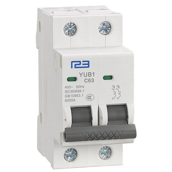 Miniature circuit breaker YUB1-63/2P