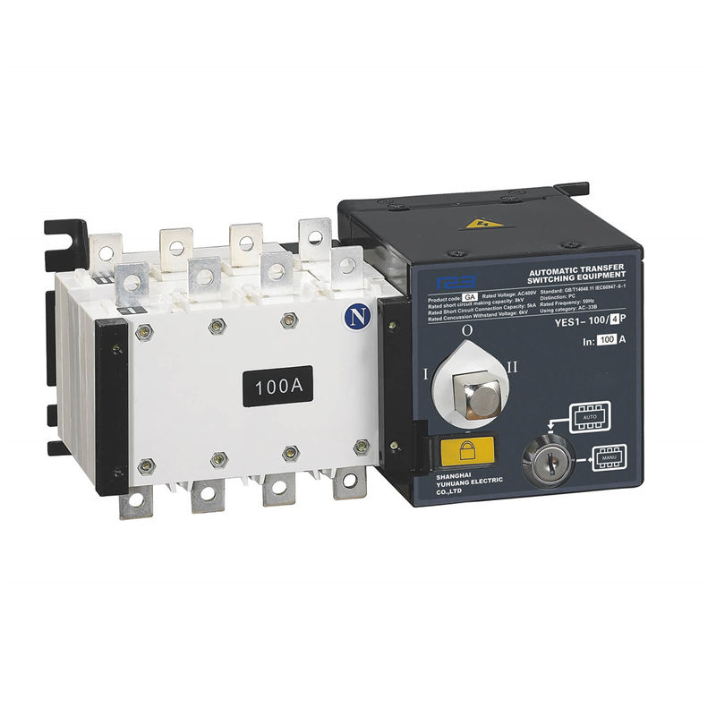 GA series 16A-3200A integral type three working positions ATSE with fire-fighting function automatic transfer switches with 2p/3p/4p