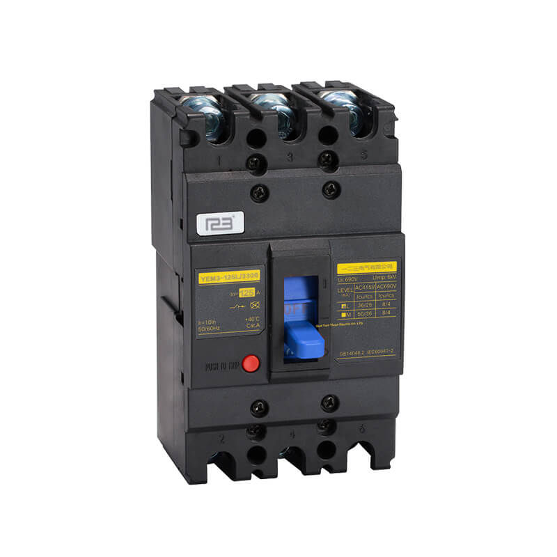 YEM3 Series 125A-800A moulded case circuit breaker high score type MCCB 3P/4P