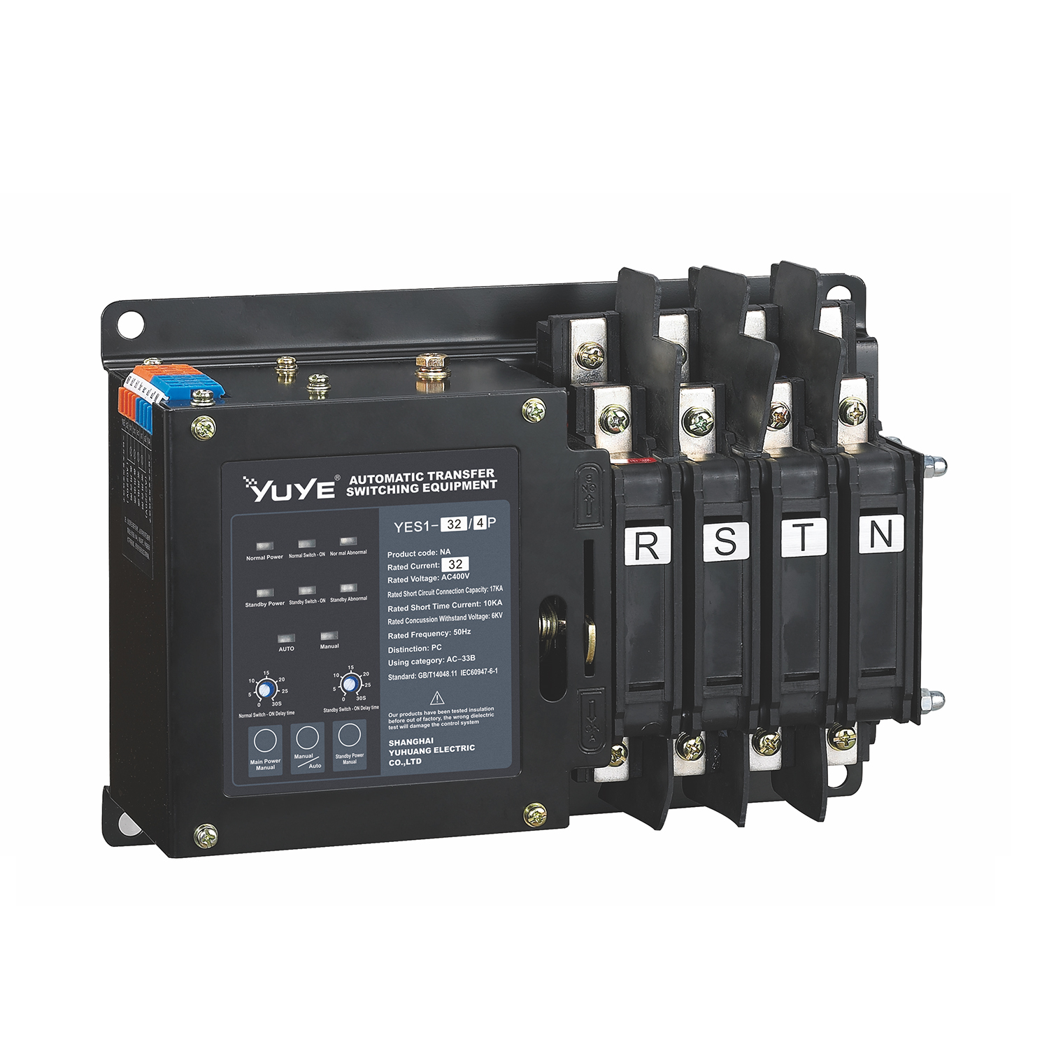 OEM Customized 63A 3p/4p Automatic Transfer Switch ATS