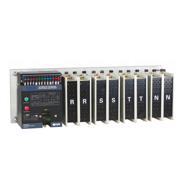 QM series 630A-3200A split type two working positions ATSE automatic transfer switches with 3p/4p